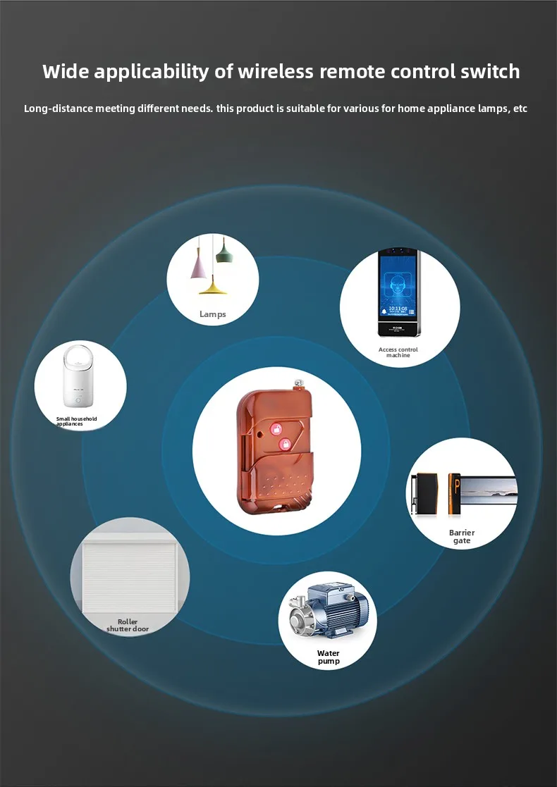 access control remote control switch 315/433 trillion remote control module wiri