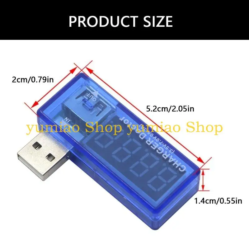 587B USB 충전기 닥터 디지털 멀티미터 USB 전력 테스터 정확한 전압 및 전류 측정을 위한 전압 테스터