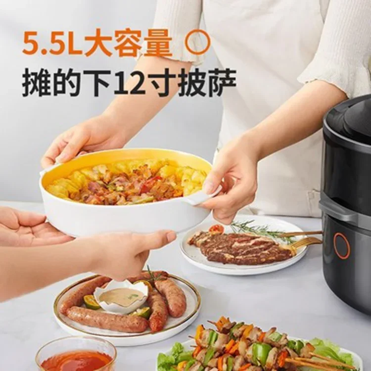 Visual air fryer. Household. Multi-functional. Light smoke frying. Large capacity. French fries machine. New model. 2