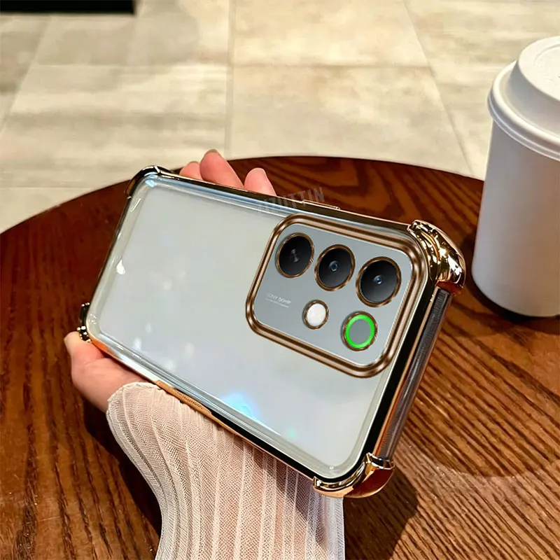Sleek Transparent Fashion Phone Case Cover