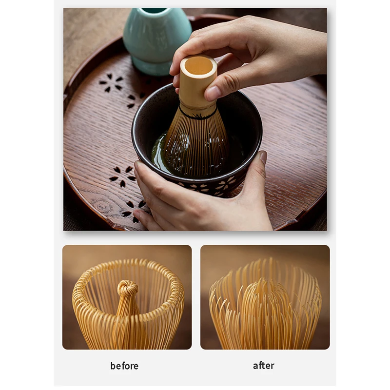 Premium Japanese Matcha Tea Set with Whisk and Spoon