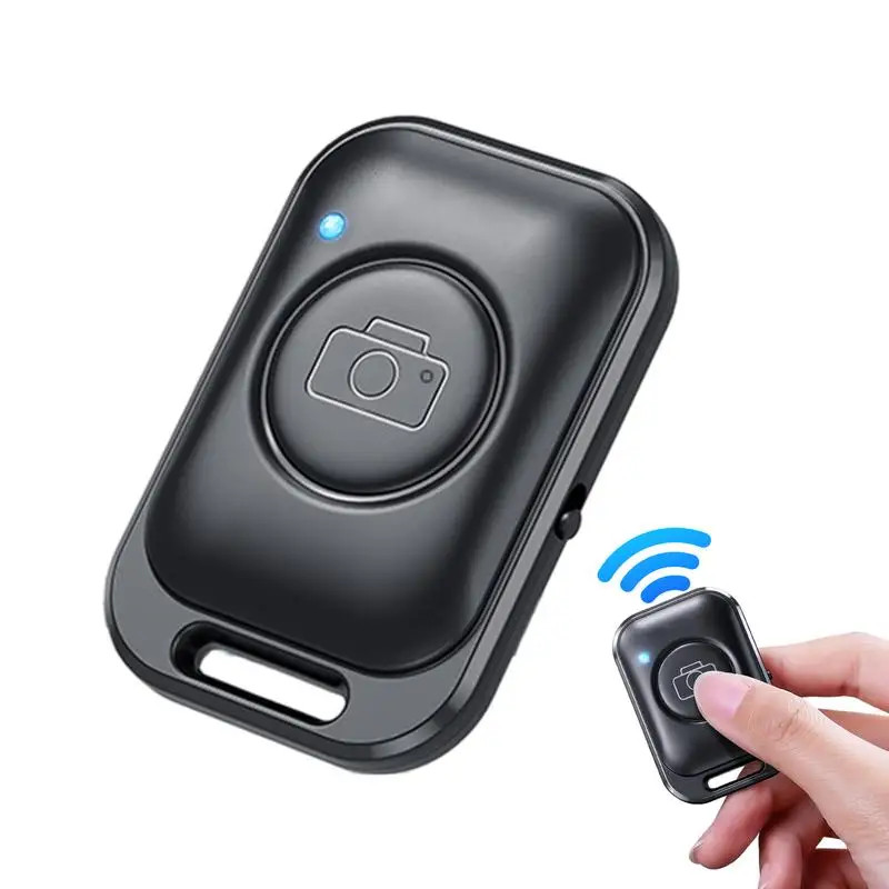 

Wireless Blutooth Remote Control Wireless Shutter Camera Remote Selfie Button Hands-Free Phone Selfie Page Turning Controller