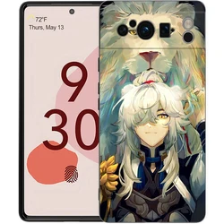 Honkai Star Rail Blade Jing Yuan Black Soft Shockproof Silicone Phone Case - Pixel 8 Pro (A1)