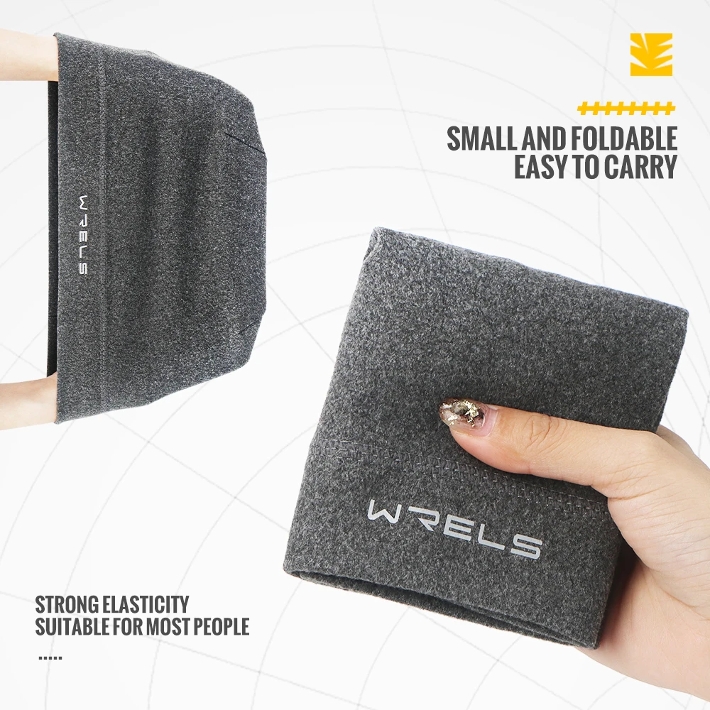 WRELS Winter Cycling Cap Windproof Keep Warm Skiing Cap Road Cycling Warm Hat Snow Outdoor Sport Thermal Fleece Running Headband