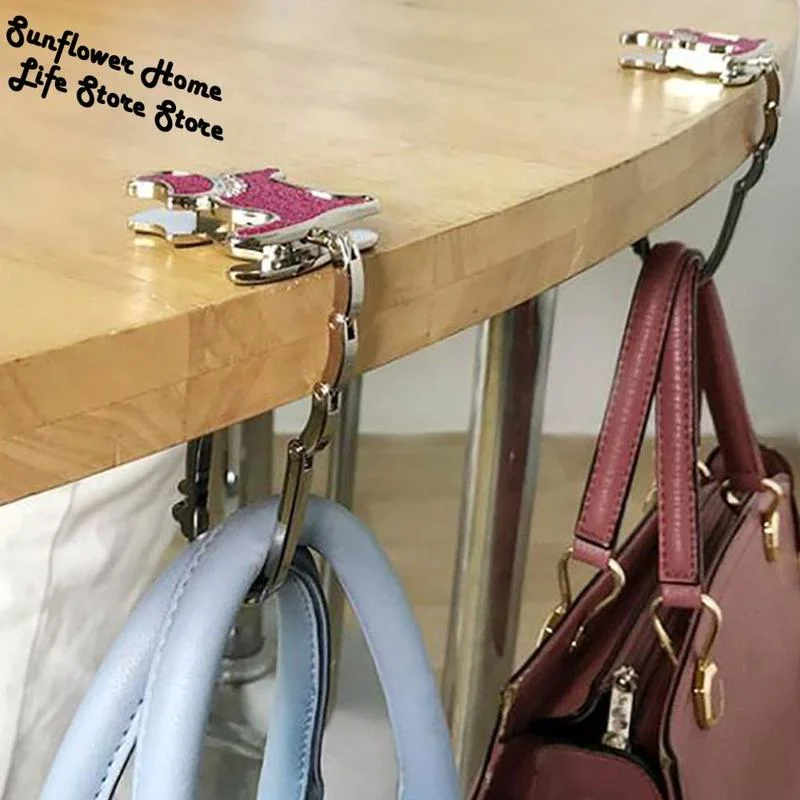 Table Foldable Purse Handbag Hook Hanger Holder