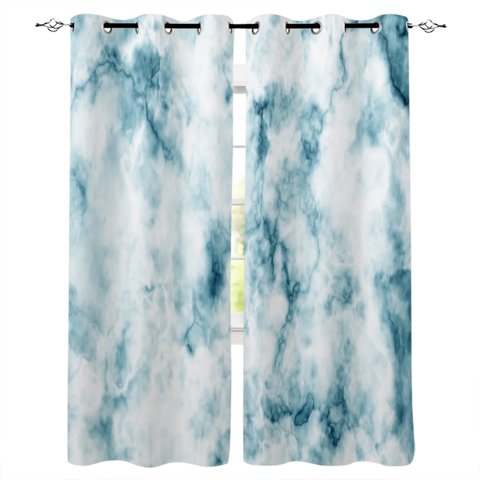 

Мраморные затемняющие шторы, оконные шторы для спальни, гостиной, декоративные оконные шторы