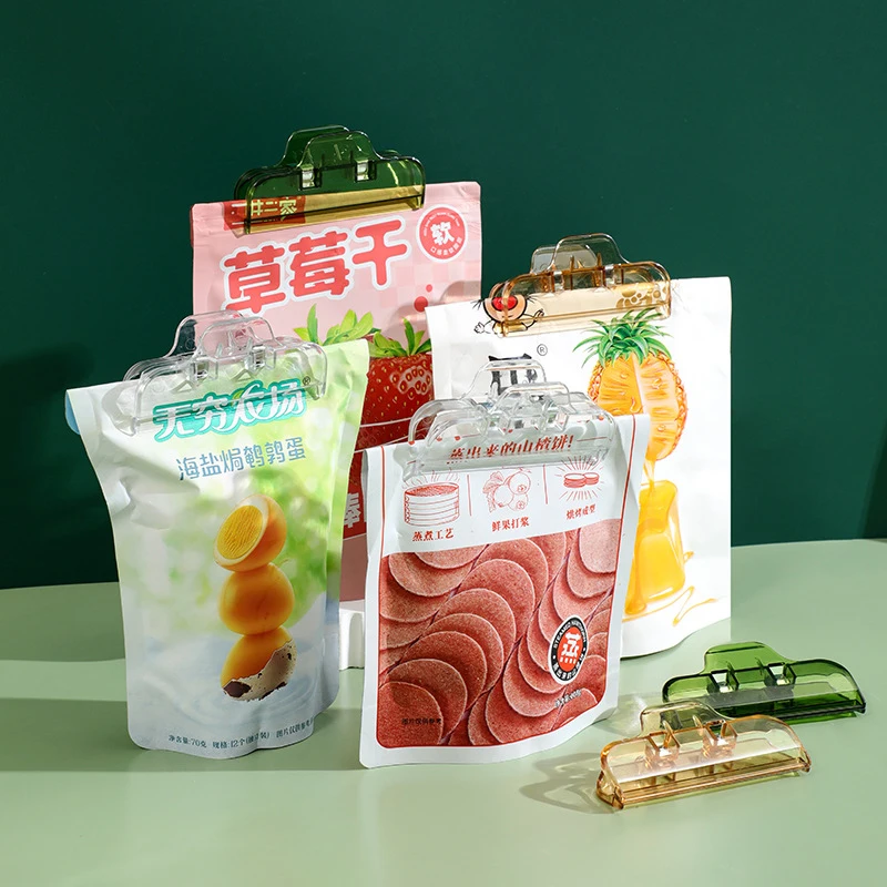 

1Pcs Portable Large Kitchen Storage Food Snack Seal Sealing Bag Clips Sealer Clamp Plastic Tool