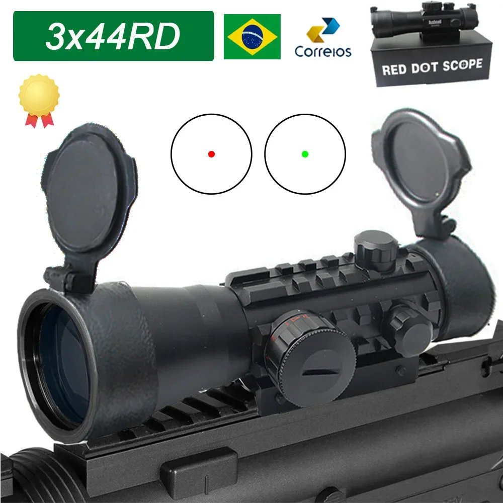 Hologr-fica-Red-Dot-Sight-Scope-3x44-Vermelho-Verde-mbito-Dot-Reflex