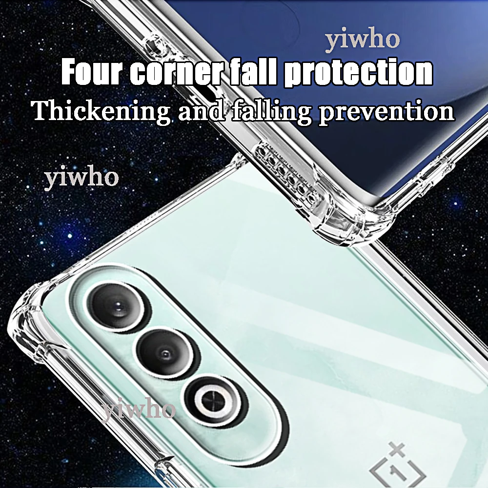 Clear Protective Transparent Phone Case with Camera Protection