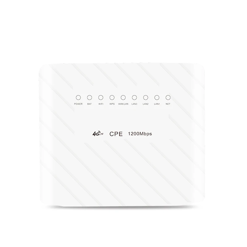 Roteador 4g Lte Cat6 Fdd Dl300 Banda 50mbps 20 38 40 41 700 900 1800 2100 2600mhz 100 Usuário ac 1200mbps-mbps Mbps - Imagem 4