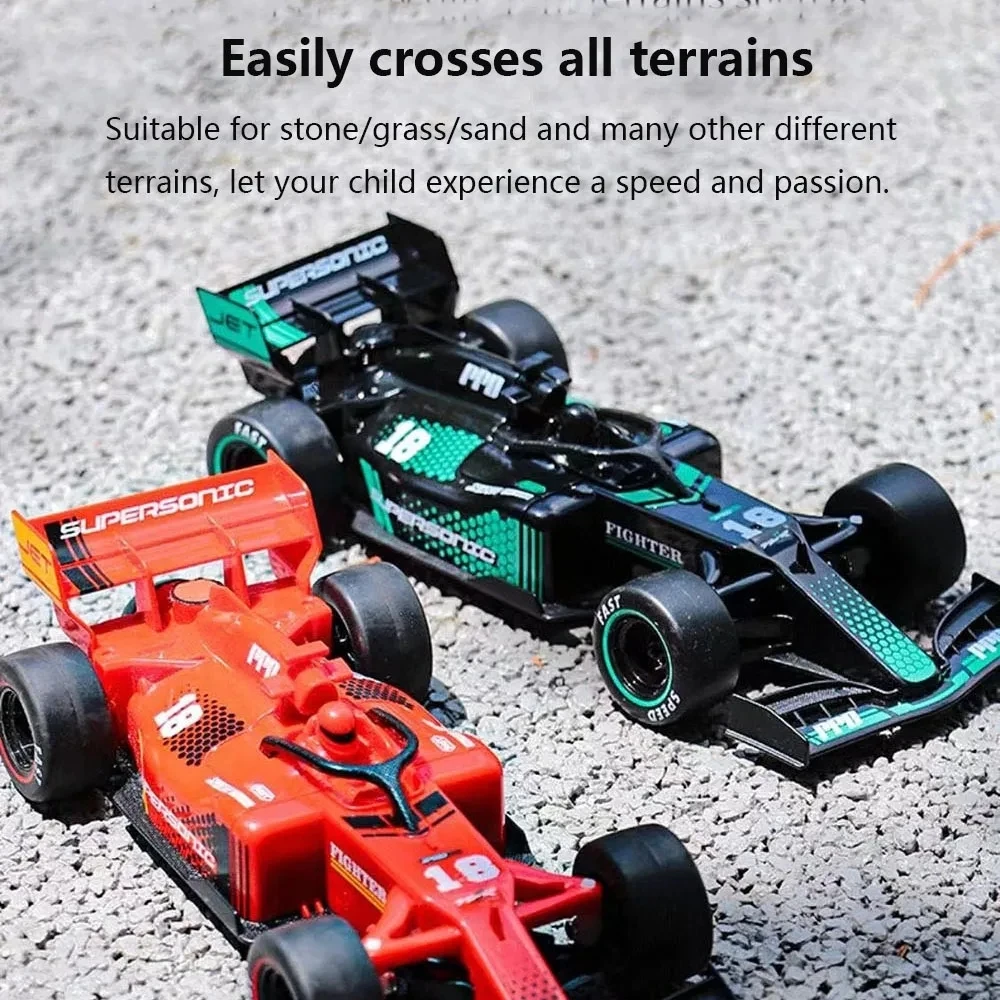 F1 Remote Controlled Car 1:18 Formula Model Racing High-Speed Drifting Sports Children Toys Set for Kids Birthday Gift 4