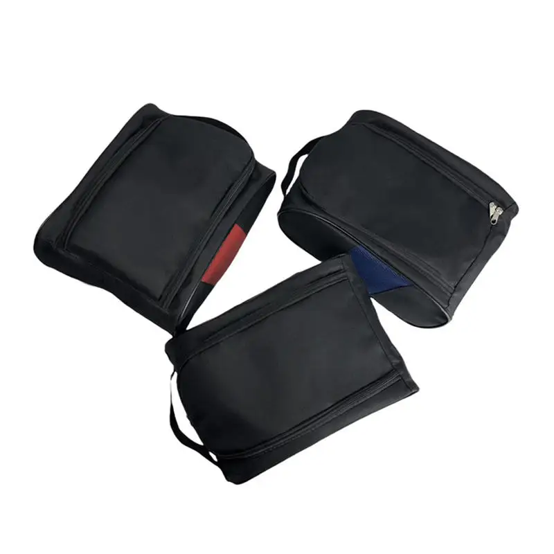 Portable Oxford Cloth Football Boot Bag Breathable Lightweight Golf Shoe Bag Zipper Dustproof Shoe Carrier Bags Unisex