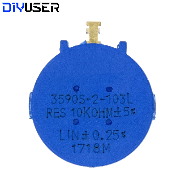 3590S Multiturn Potentiometer 500 1K 2K 5K 10K 20K 50K 100K ohm Potentiometer Adjustable Resistor 3590 102 202 502 103