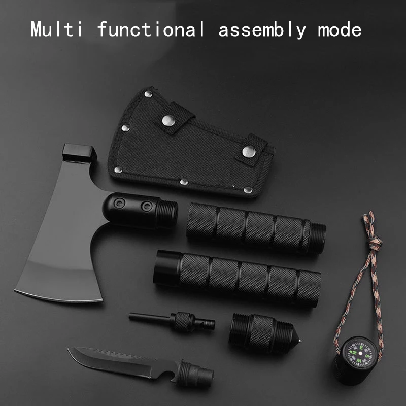 Tactical camping, survival, mountain cutting, outdoor multifunctional woodworking, hammer axe 1