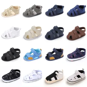 2023 nuovissimo 0-18 mesi bambini neonati maschi moda estate morbida culla scarpe primo camminatore sandali antiscivolo scarpe suola morbida 1