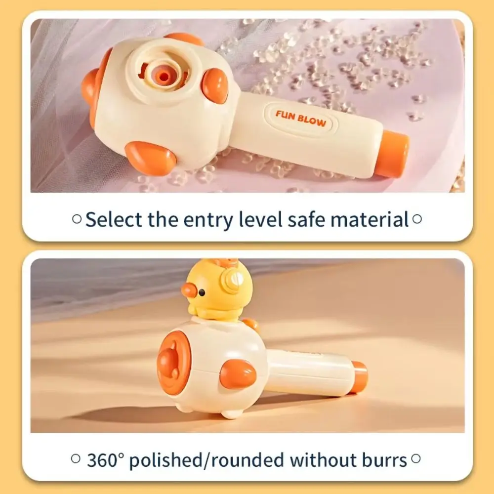 Cartoon Breathing Exerciser Toys 3-in-1 Funny Ball Blowing Toys Early Childhood Education with Whistle Toy Educational Toys