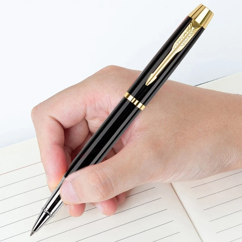Elegant Signature Metal Gel Pen with Clip - Perfect Business Gift