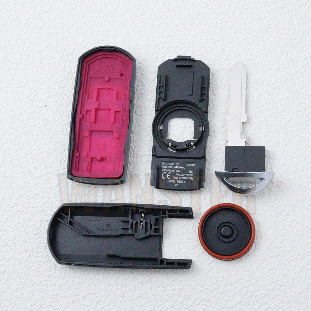 2 3 4 Tasten Autoschlüsseletui Fob Shell für Mazda 3 5 6 CX5 CX7 CX9 CX-5 CX-7 CX-9 MX-5 Miata RX-8 X-5 Summit Axela Atenza M3 M6 – Detail 2