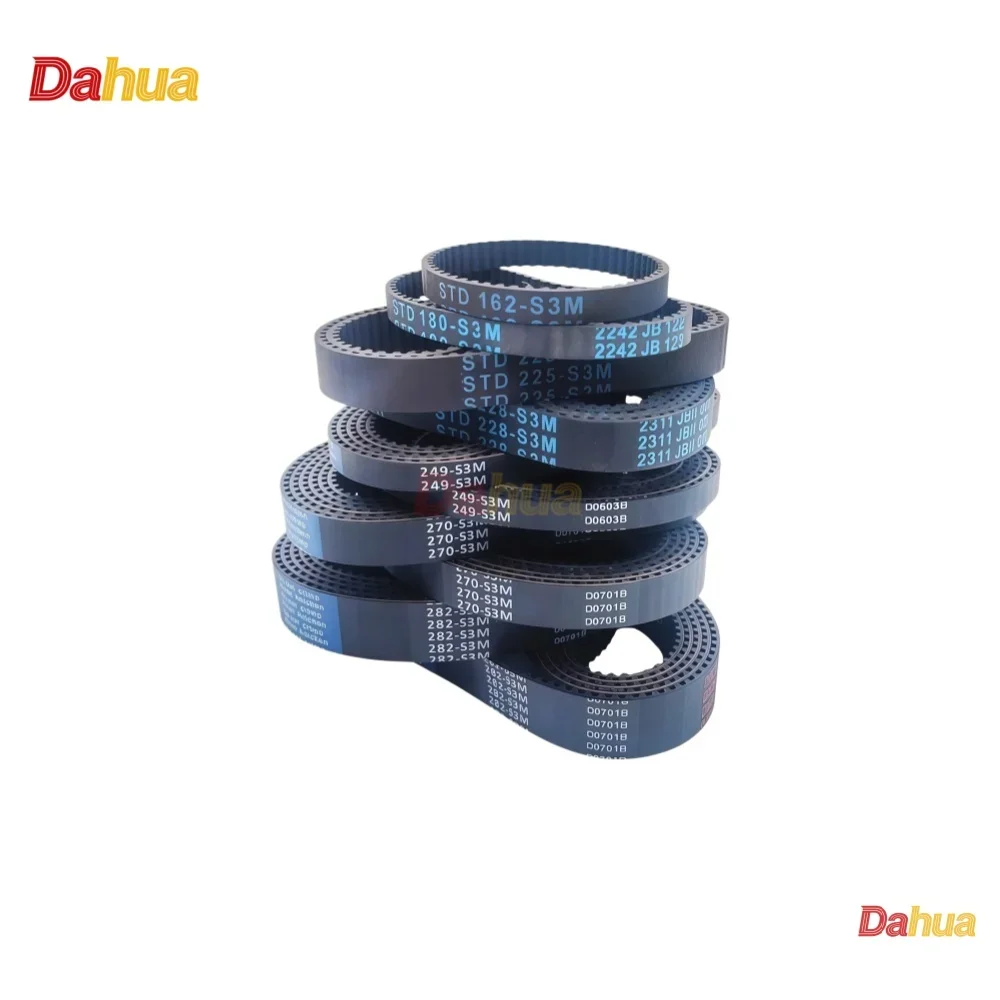 High-Performance Rubber Closed Loop Timing Belt - Various Lengths and Widths for Precision Machinery