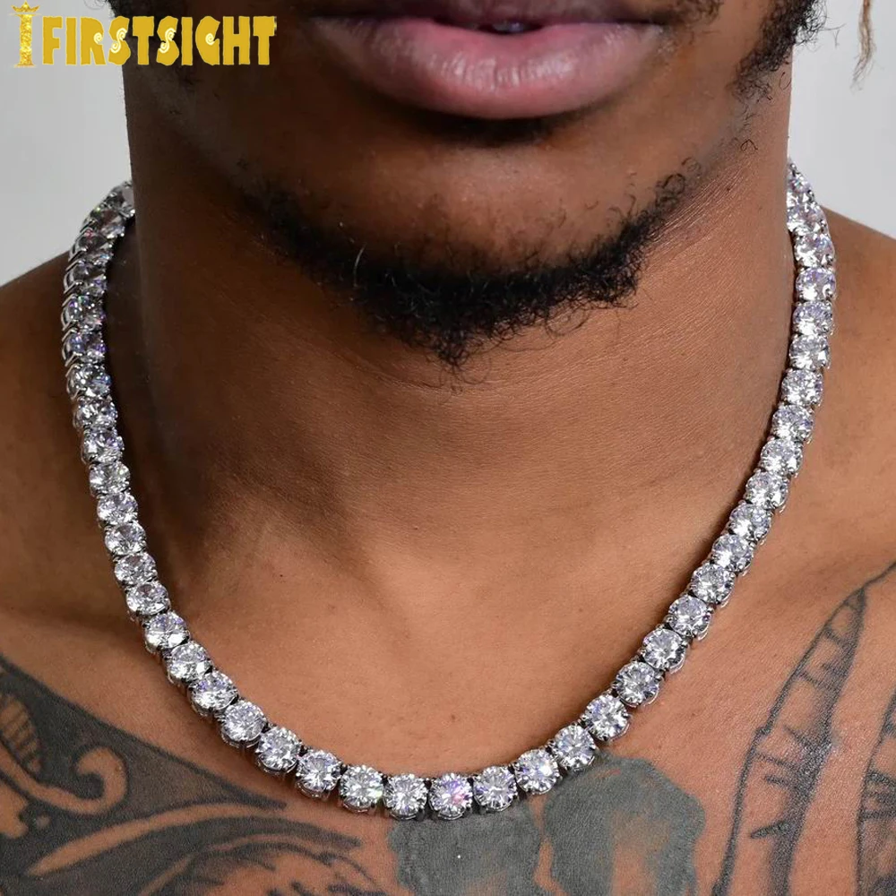 男性と女性のためのキュービックジルコニアネックレス,新しい