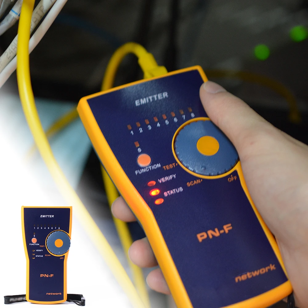

New Network Cable Tester Wire Tracker Detector Line Finder TV Telephone Phone Signal Transmission Tone Diagnose Tool