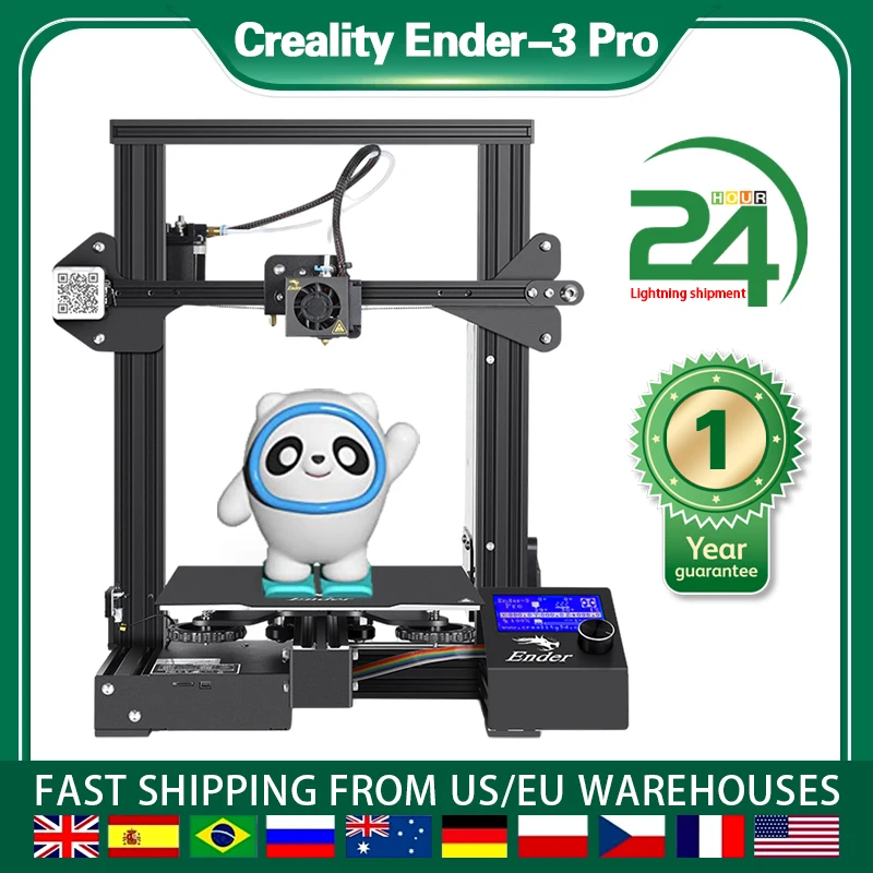 CREALITY 3D Printer Printing Magnetic Ender-3 Pro Silent TMC2208 Stepper New UI&4.3 Inch Color Lcd 3d Printer best resin 3d printer