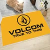 O-Custom Volcoms Floor Mat Graphic Printed Flannel Doormats for Bathroom Kitchen Entrance Carpet Home Decor 4