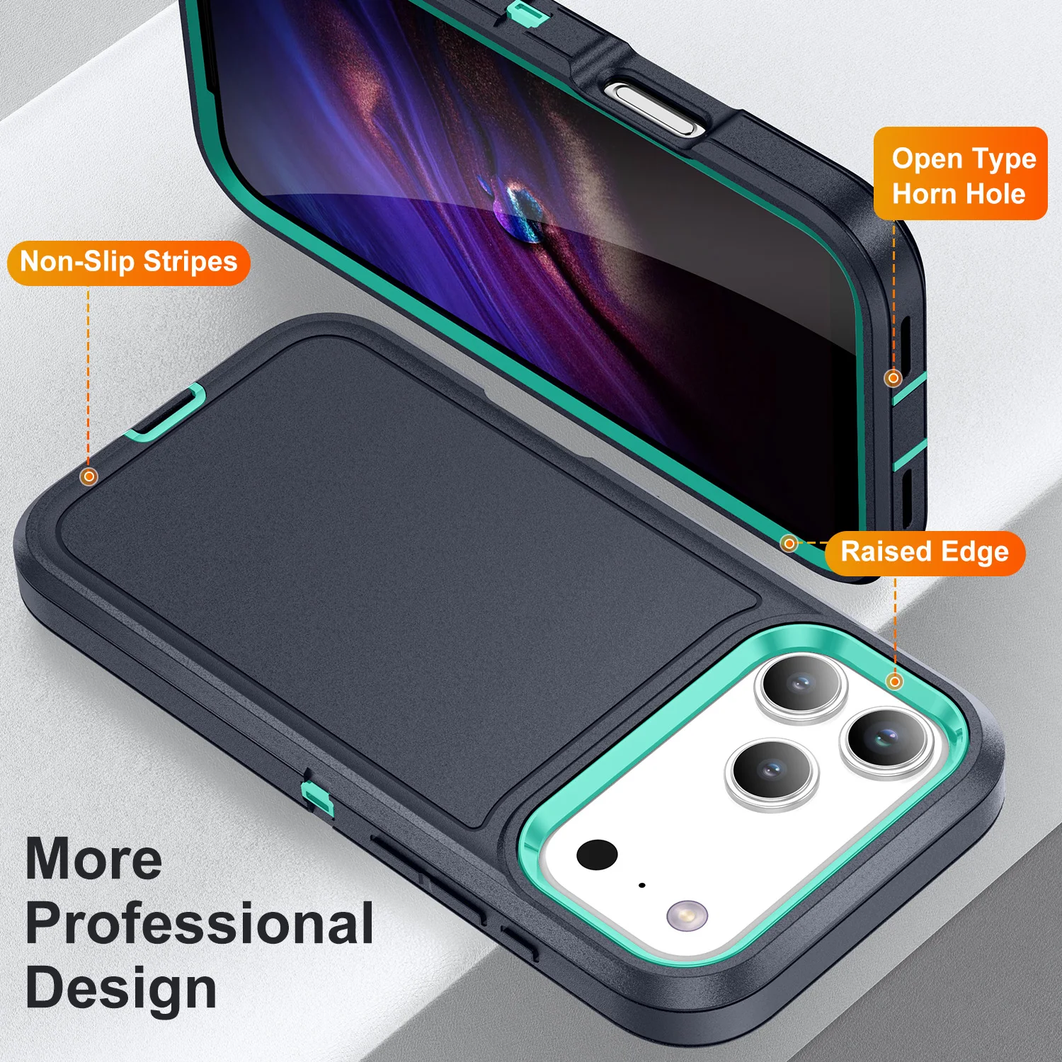 Triple Layer Heavy Duty Protective Case