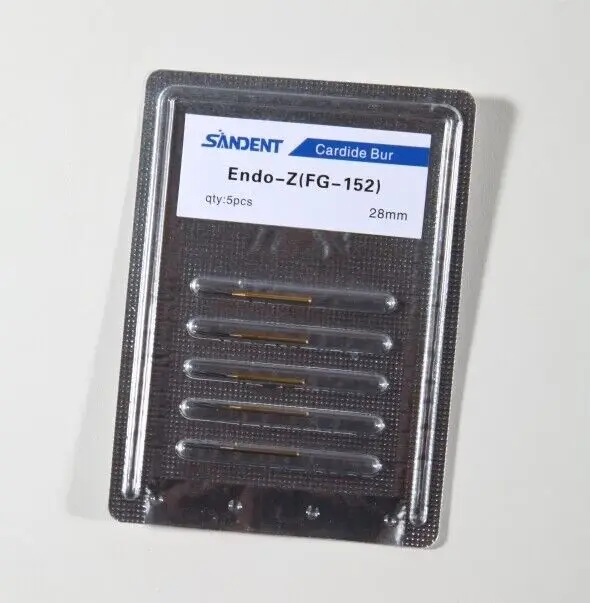 Dental Endodontic ENDO-Z Tungsten Carbide Burs FG Round Bur For High Speed Handpiece 21/23/25/28mm 6