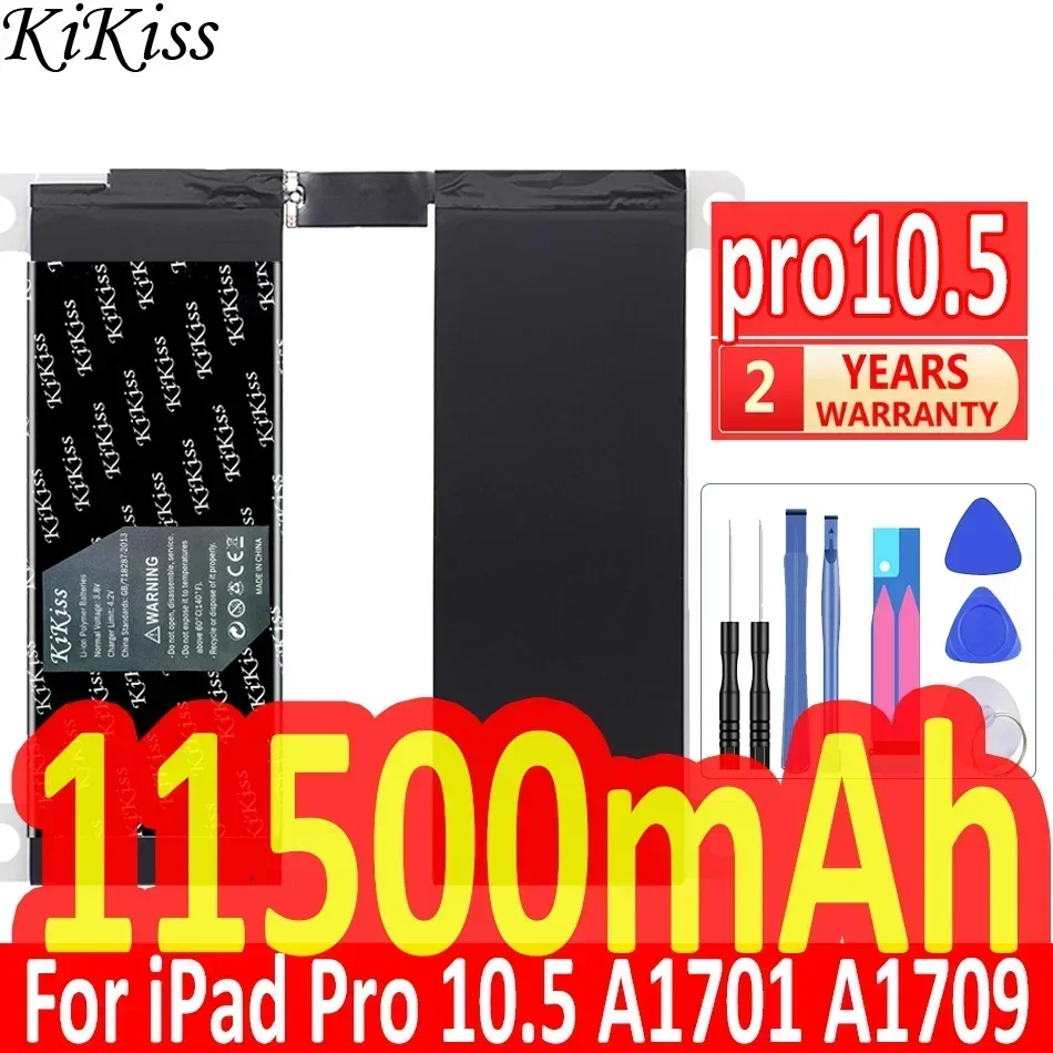 KiKiss Portable Battery 11500mAh for iPad Pro 10.5 inch A1701 A1709 Tablet