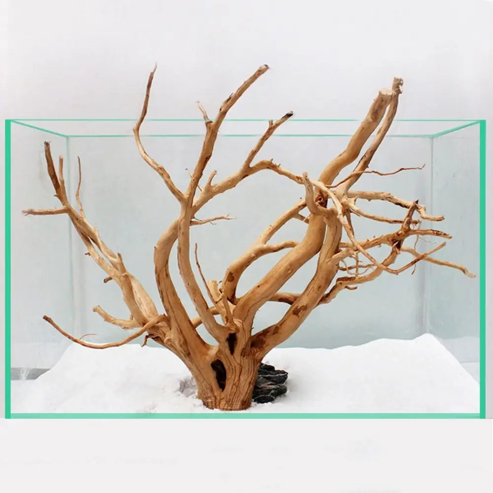 Décoration Aquarium Bois Flotté Naturel - Souche / Racine - Style Aléatoire - 1 Pièce - Pour Paysage Aquatique