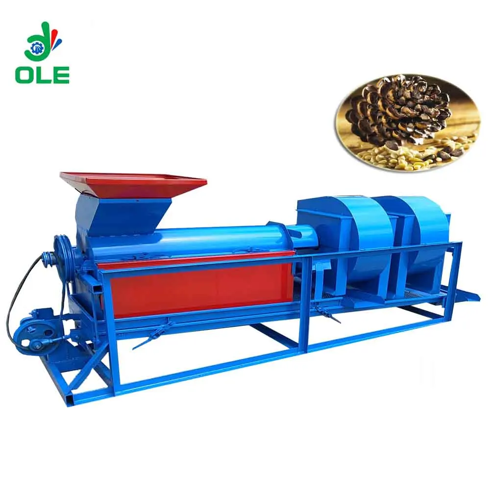 

Farm Use Pine Nut Threshing Machine Automatic Pinecone Shelling Machine Hot Selling Pine Nut Peeling Machine