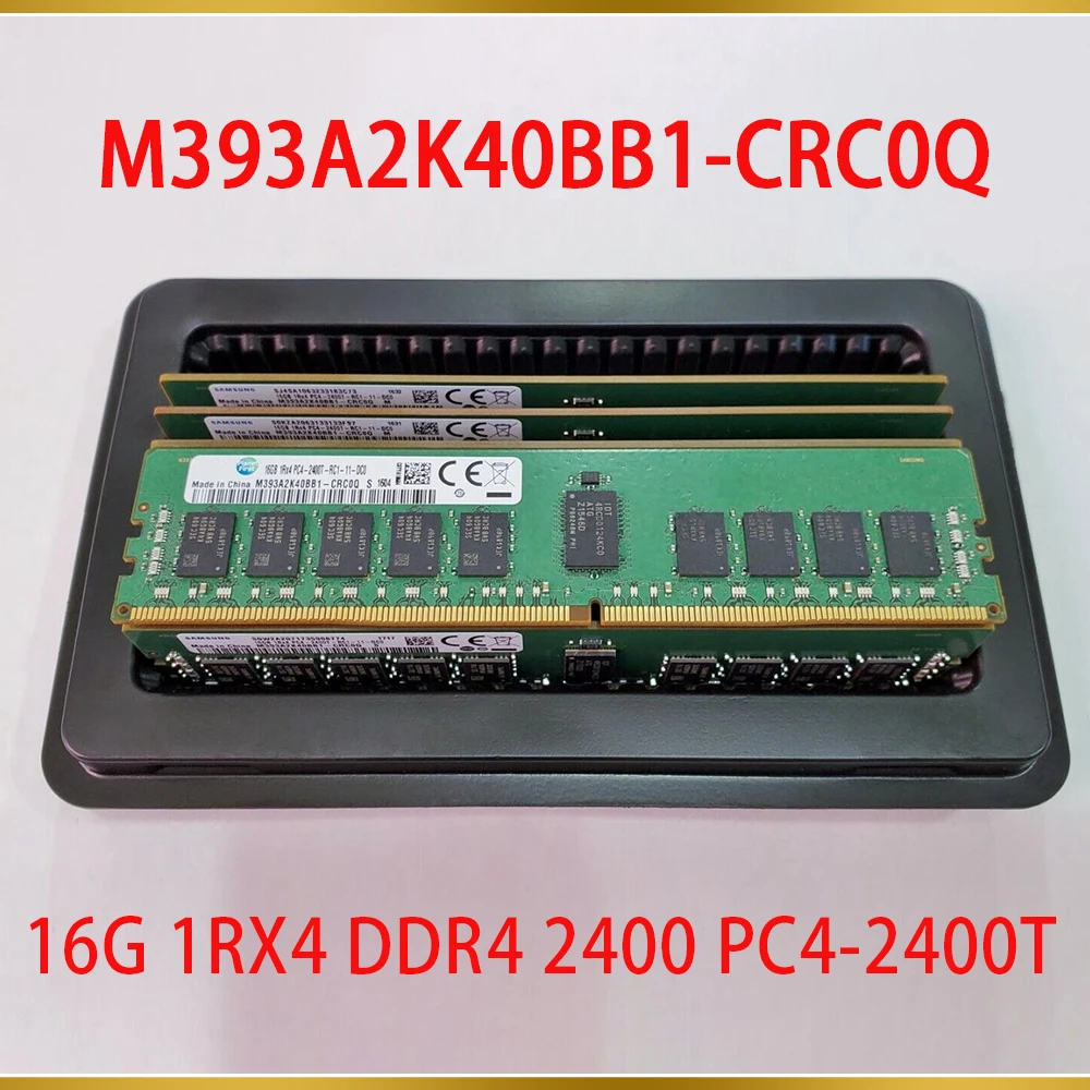 RAM 16GB 16G 1RX4 DDR4 2400 PC4 2400T ECC REG For Samsung Server Memory M393A2K40BB1 CRC0Q