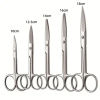 Stainless steel Surgical Straight Bend tip surgical instruments stitches tissue Scissors Medical Emergency Field Equip Shearing 1