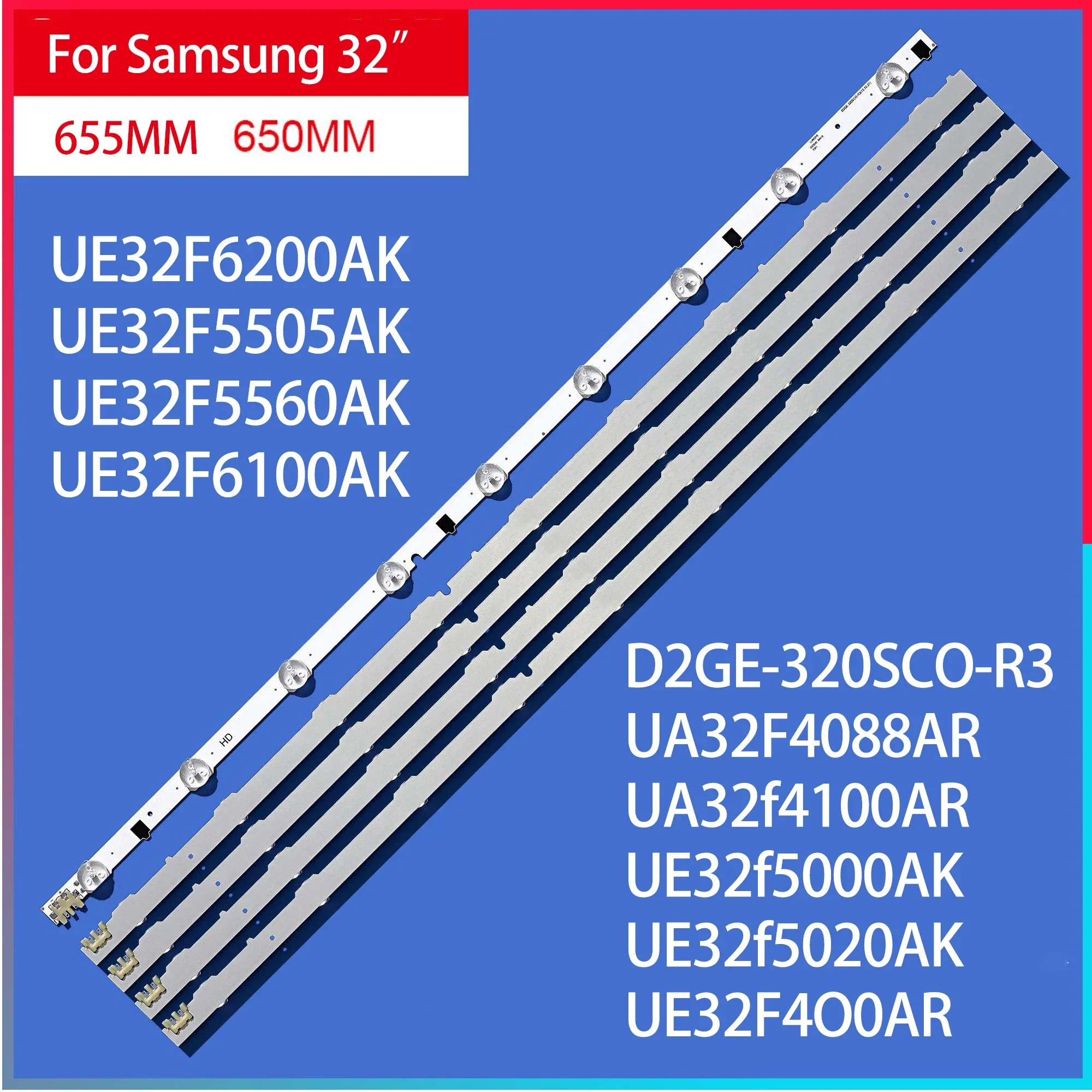 LED Screen Backlight Strip For UE32F5020AK 2013SVS32H 32 inchs TV Bars Replacement D2GE-320SC0-R3 25299A 25300A led backlight