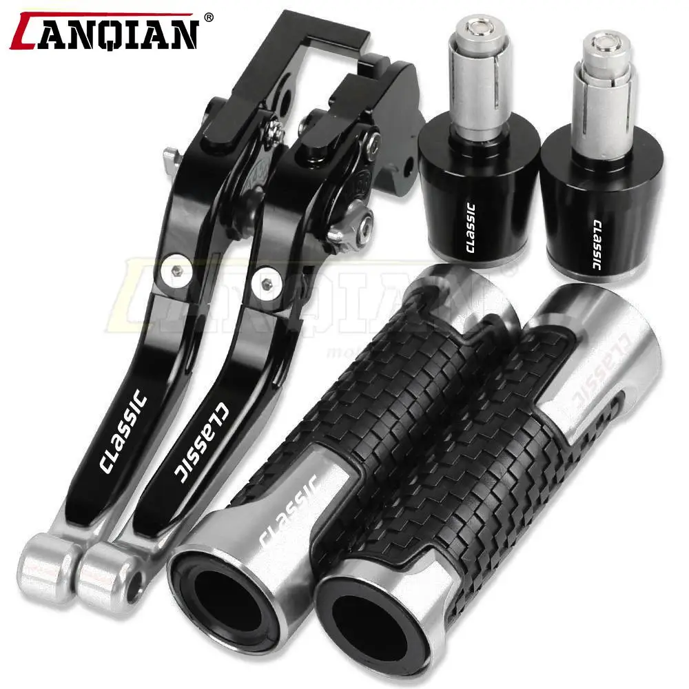 

Motorcycle Accessories CNC Aluminum Adjustable Brake Clutch Levers Handlebar Hand Grips Ends For DUCATI STREET CLASSIC 2019 2020