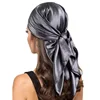 90cm Silk Scarf Scarftop Headwraps For Woman Fashion Four Seasons Hair Accessories Hijab Foulard Bandana Femme Headscarf 1