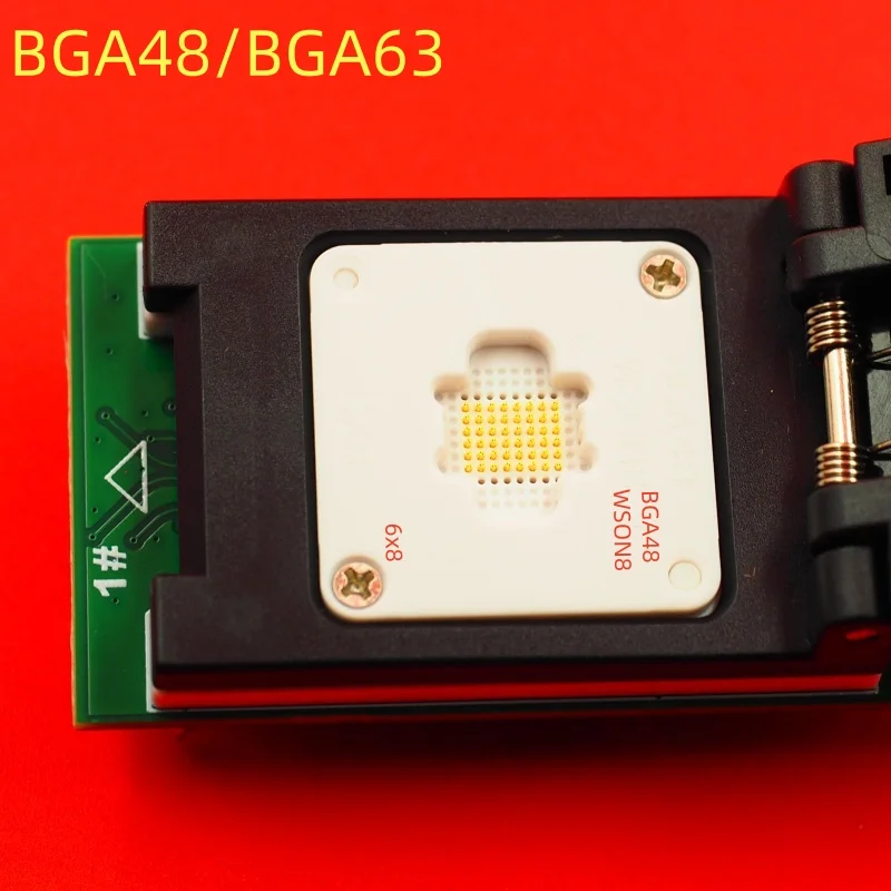 100% 오리지널 XGecu T76 어댑터 B48(63) 08-005 새로운 듀얼 헤드 프로브 홀더, 3-IN-1 BGA48/BGA63/BGA67 - DIP48, T76 프로그래머용