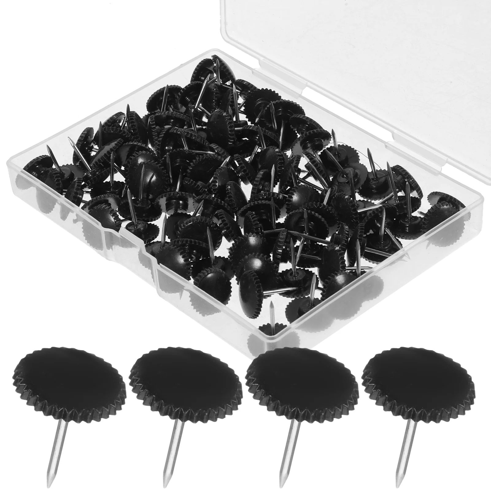 Plastic Thumbtack Decorative Thumbtacks Cute Push Pins Cork Board Corkboard Pushpins 100 Pcs