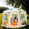 Outdoor Transparent Tent Portable Folding Camping Thickening Tent Starry Sky Bubble House Shade Winter Sunshine Wind/Waterproof 1