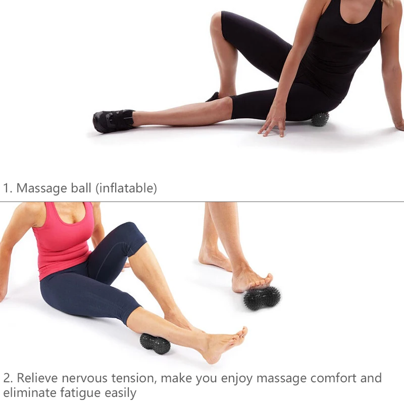 Spiky Lacrosse Ball Foot Massager for Muscle Pain Relief