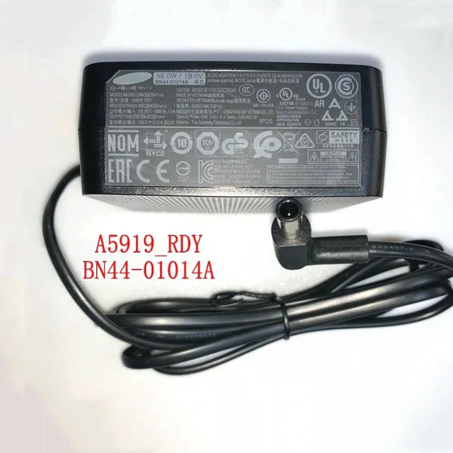 Adaptateur d'alimentation pour Samsung, chargeur d'origine A5919-RDY 59W  19V 3.11a BN44-01014A pour moniteur/affichage TV AC/DC - AliExpress