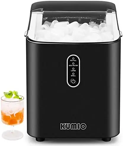 Countertop Ice Maker, Ice Maker Machine 6 Mins 9 Bullet Ice, 26.5lbs/24Hrs, Portable  Ice Maker Machine with Self-Cleaning - AliExpress