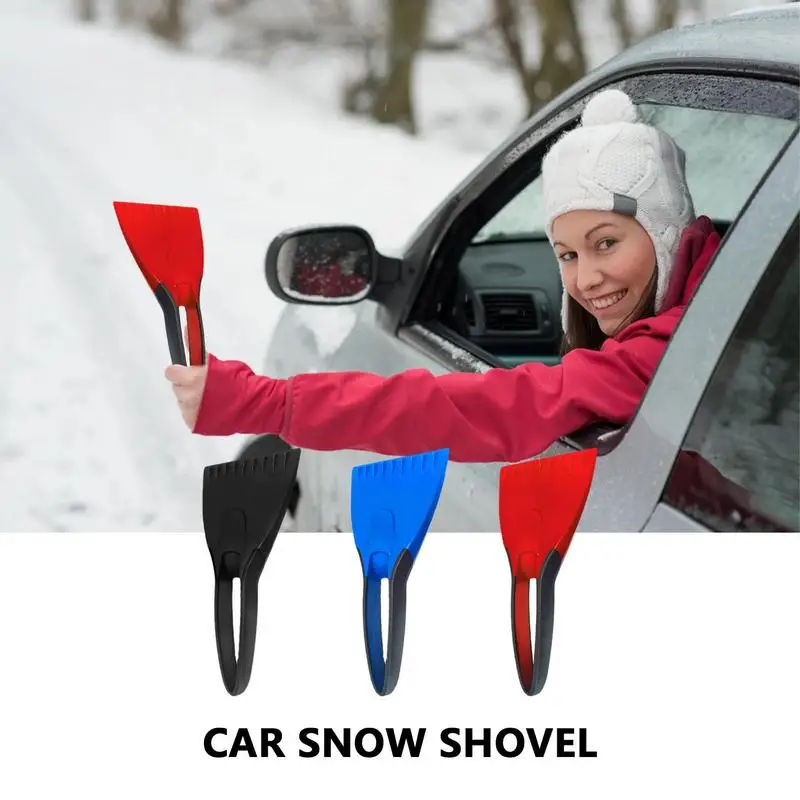 

Anti-Slip Handle Snow Shovel Durable And Smooth Silicone Car Vehicle Ice Scraper Window Frost And Snow Windshield Accessories