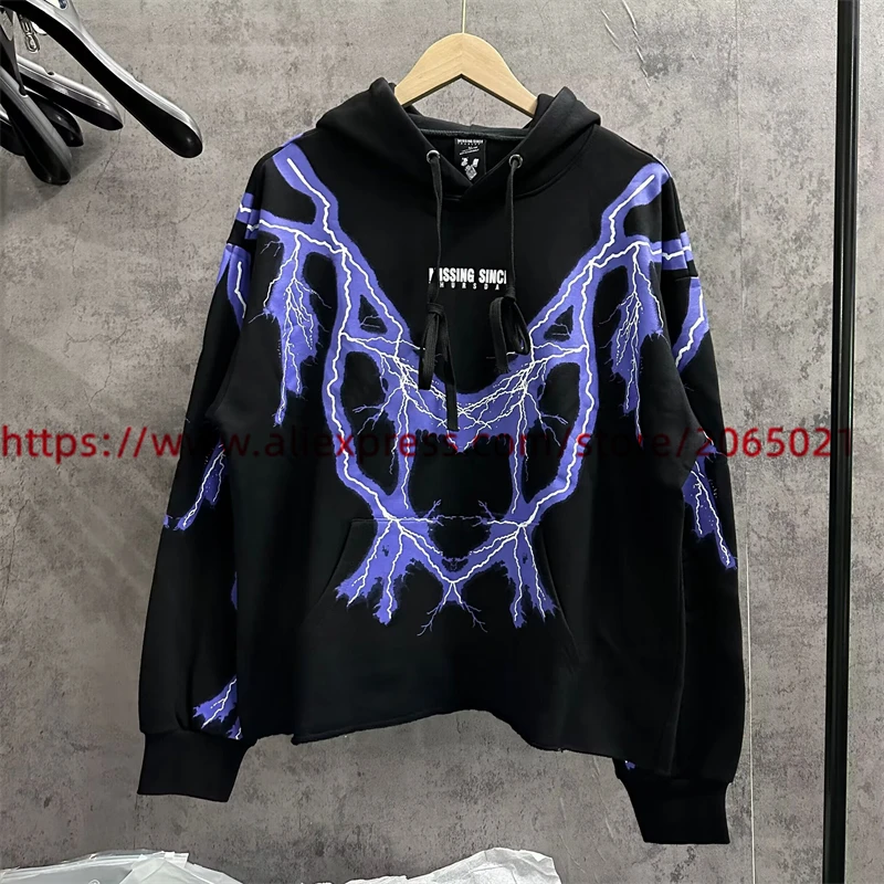 新品未使用⭐︎匿名配送　未開封　レア　電気グルーヴ　PORTRAIT Hoodie Missing Since Thursday 3M PURPLE THUNDER Hoodie For Men