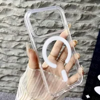 For iPhone 17 ProMax Transparent For Magsafe Magnetic Case for iPhone 17 16 15 14 13 12 11 X XR XS Max Pro Plus Shockproof Cover - Image 4