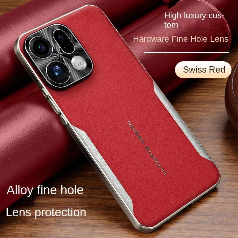 Electroplating Color-Block Leather Shockproof Phone Case with Soft Edge