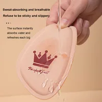 Femmes avant-pied coussinet soulagement de la douleur insérer demi-taille semelles antidérapantes coussin chaussure respirant absorbant la transpiration coussinets pour chaussures 5