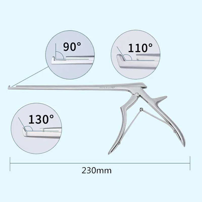 

Kerrison Rongeur Bone Vertebral Rongeur 90 /110/130 degree 230mm Stainless Steel Veterinary Orthopedics Instruments