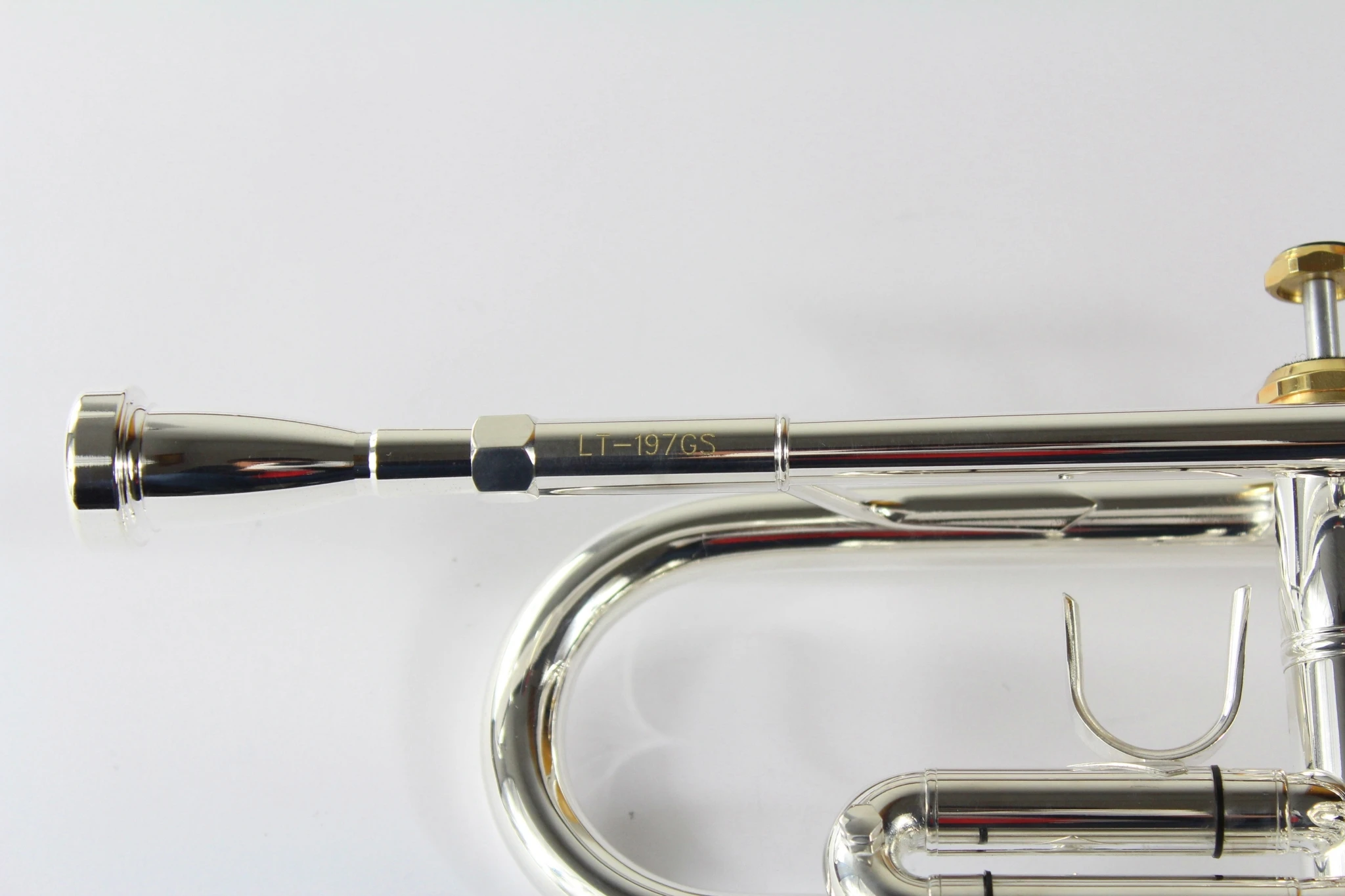 Trompeta stradivari, instrumento de LT197GS, Bb, m&uacute;sica profesional, chapado en oro, nuevo